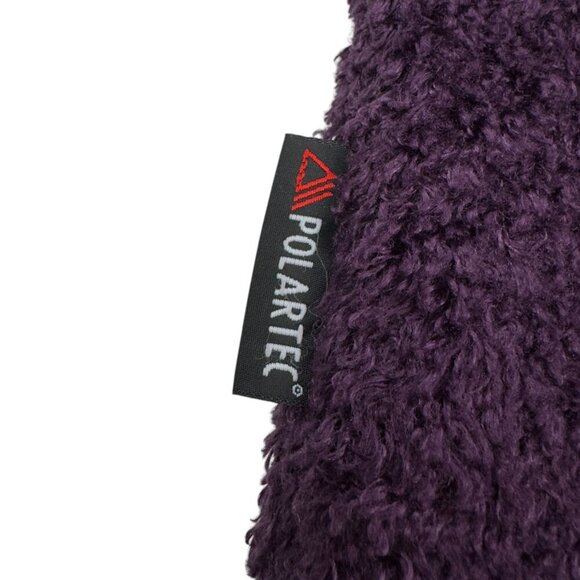 Early Winters Purple Textured Faux Fur/Fleece Full Zipper Jacket Women's Size XL - Picture 5 of 8